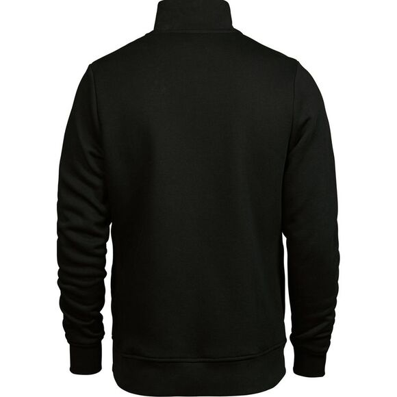 Tee Jay Unisex Adult Half Zip Sweatshirt / Black - Picture 2 of 3